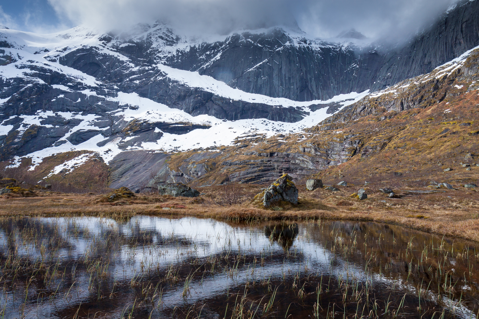 Snow and water