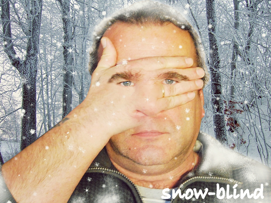 snow - blind