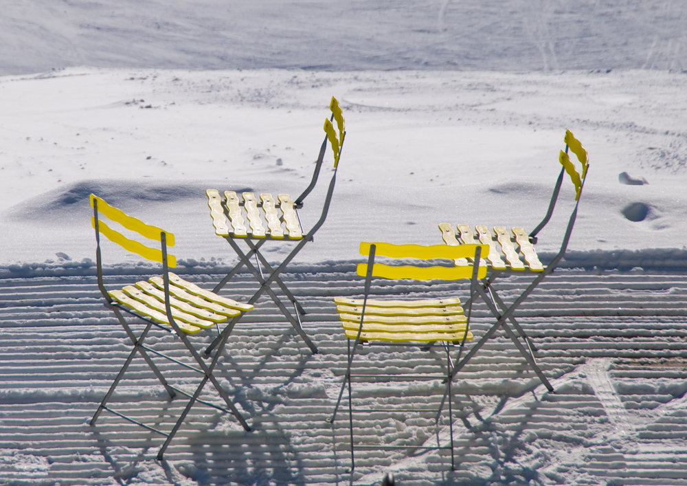 snow chairs