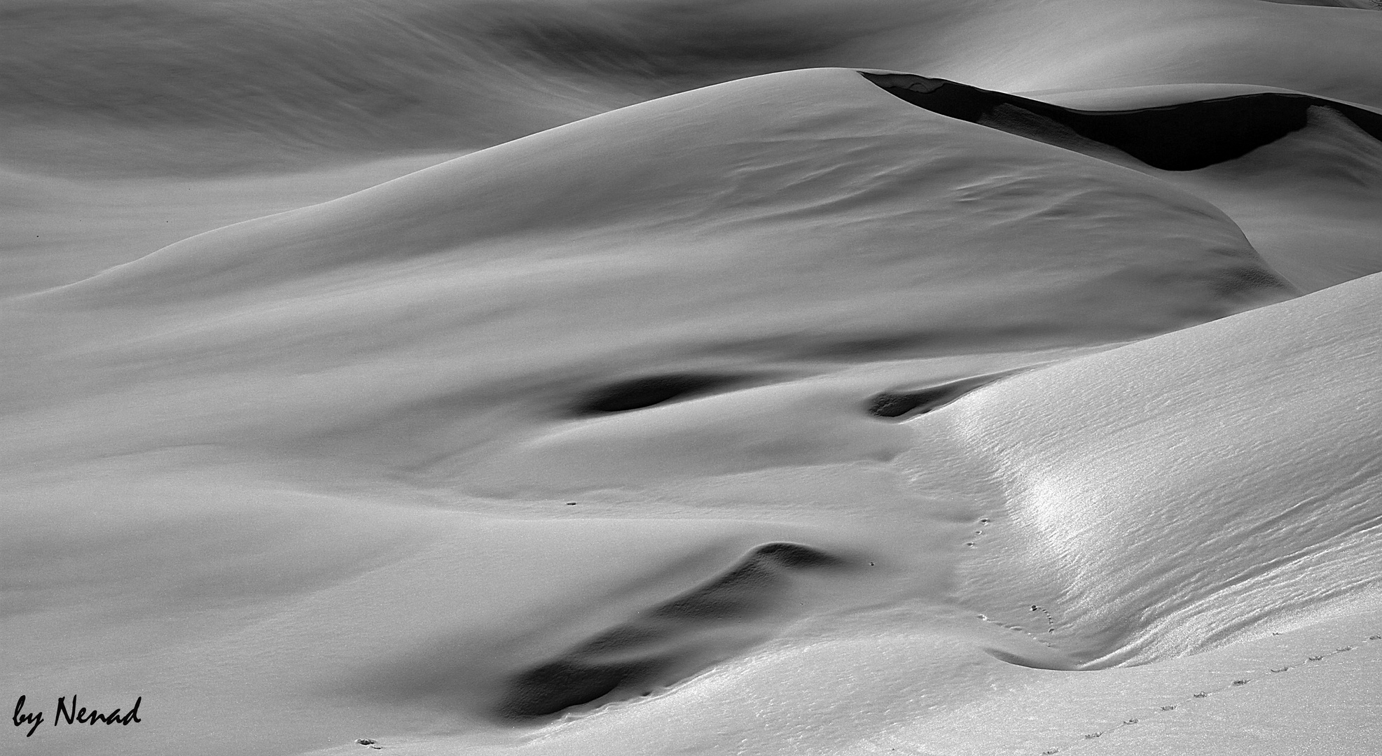 snow dunes