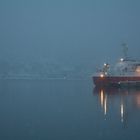 Snow Falling on Tromso