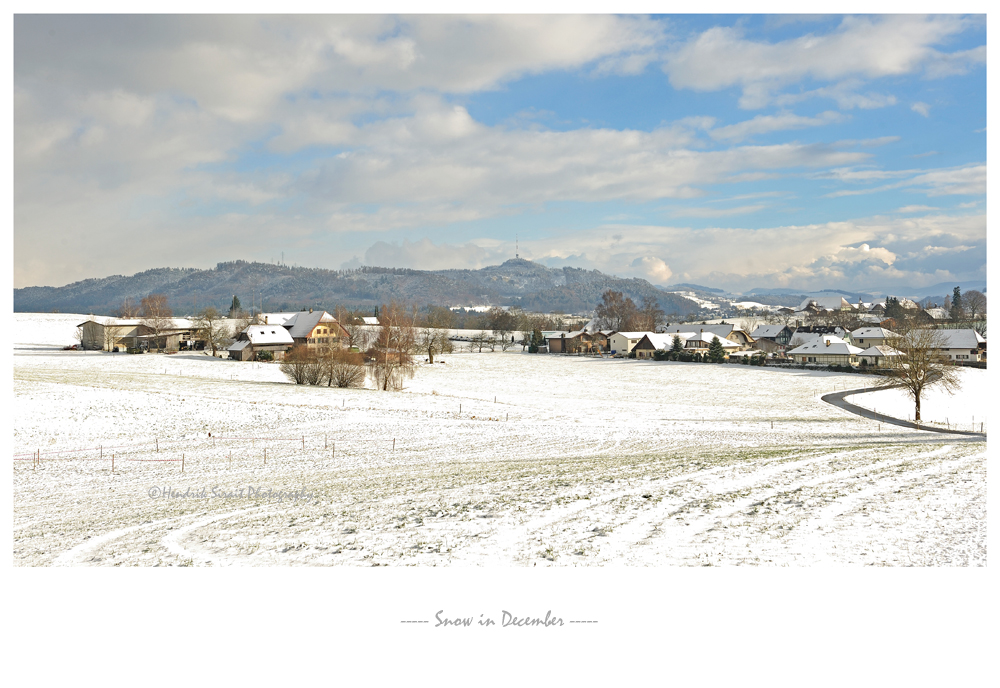 Snow in December