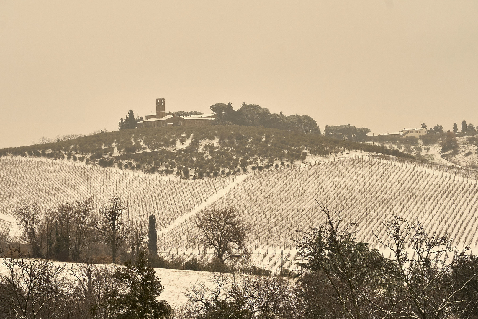 Snow in Italy