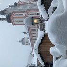 Snow in Mariazell, Austria 