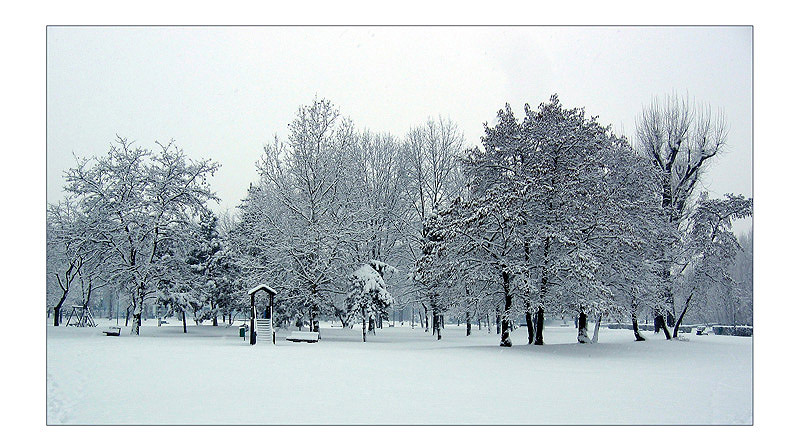 Snow in Milan