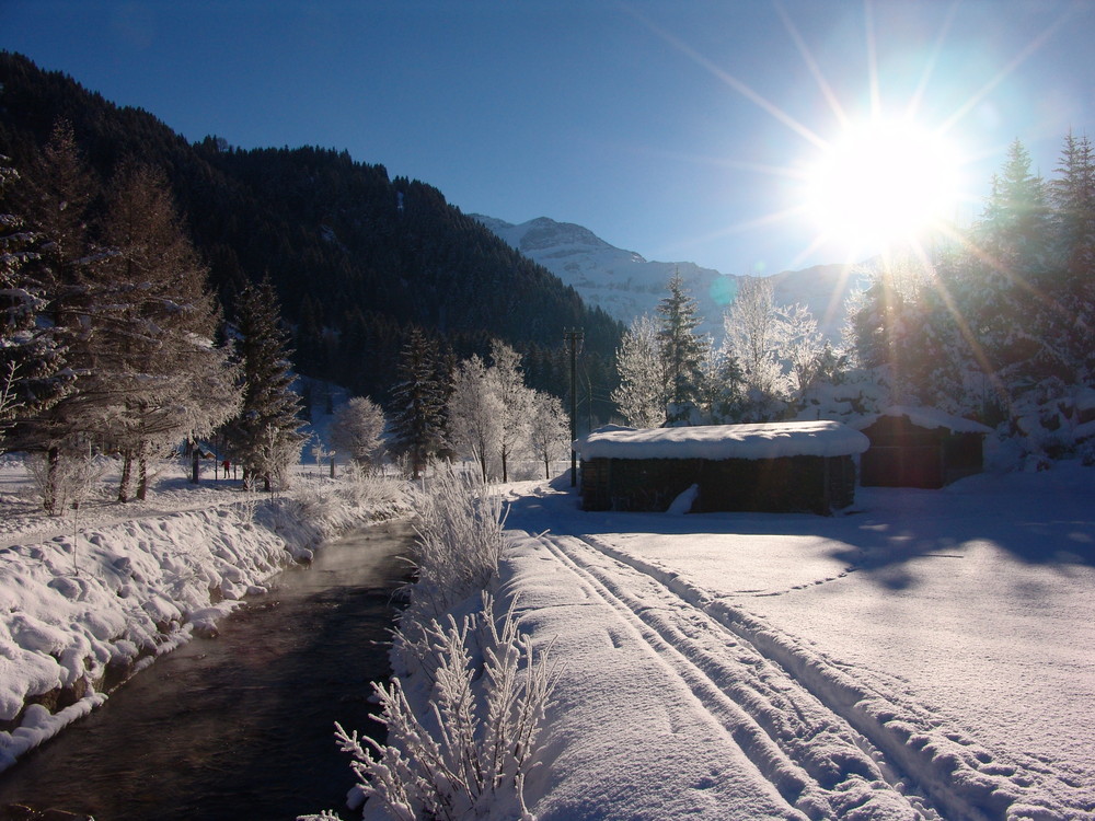 Snow in Switzerland