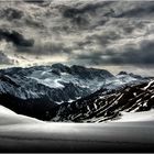 Snow in the Dolomites ...