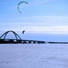 Snow Kite Boarding