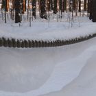 Snow on rope