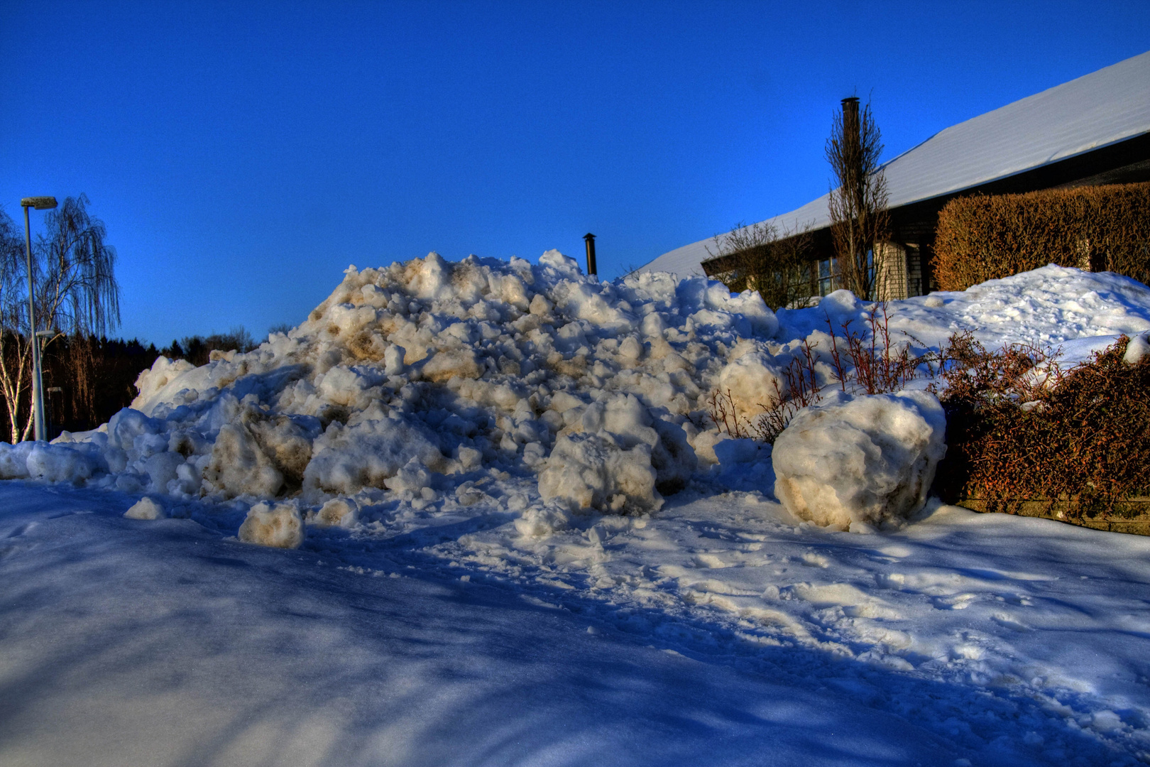 snow pile