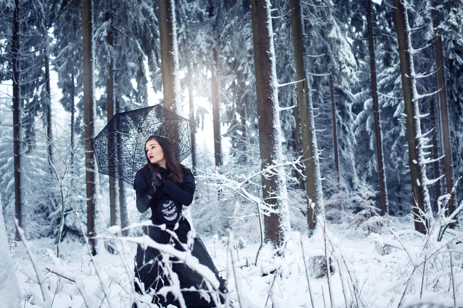 Snow Steampunk Lady