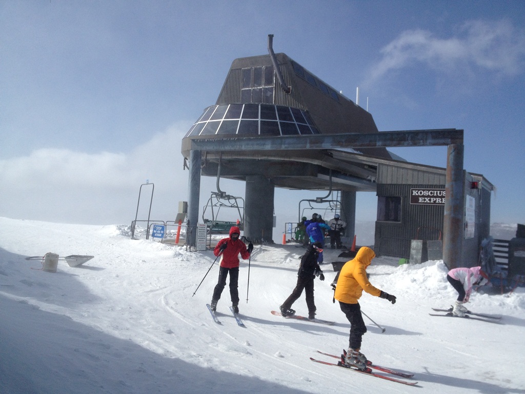 Snow storm in Thredbo