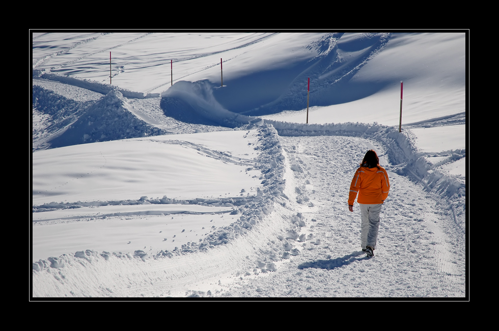 snow walk