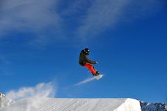 Snowboard am Stubai Gletscher