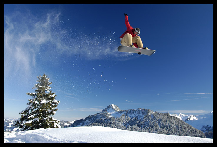 snowboard jump