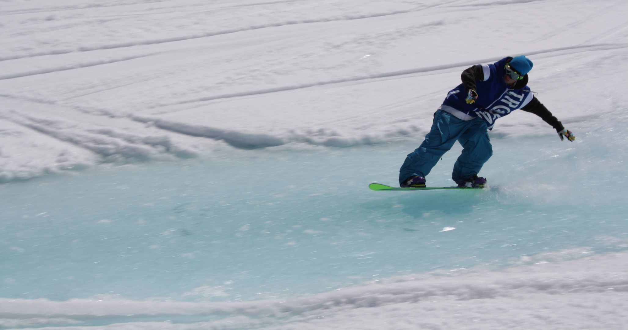 Snowboard Waterslide