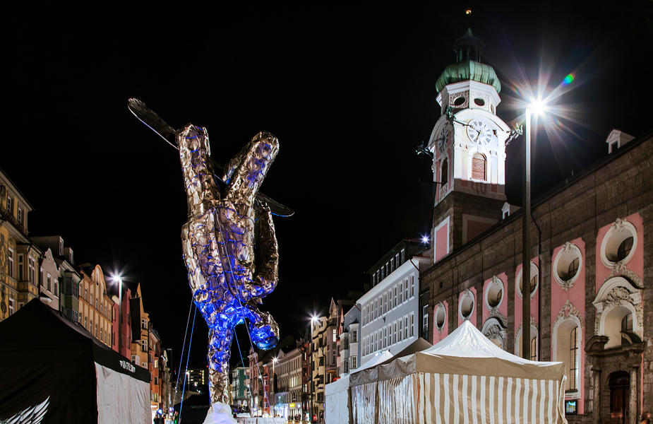 Snowboarder in Innsbruck