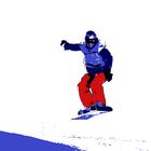 Snowboarder Pop Art