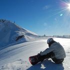 Snowboarding in Serfaus