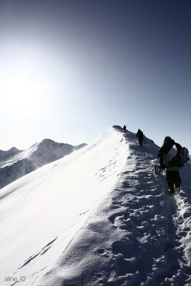 Snowboarding @ tschiertschen