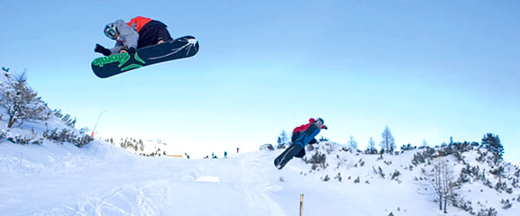 Snowboardpark in den Obertauern