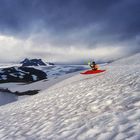Snowboating in Norwegen