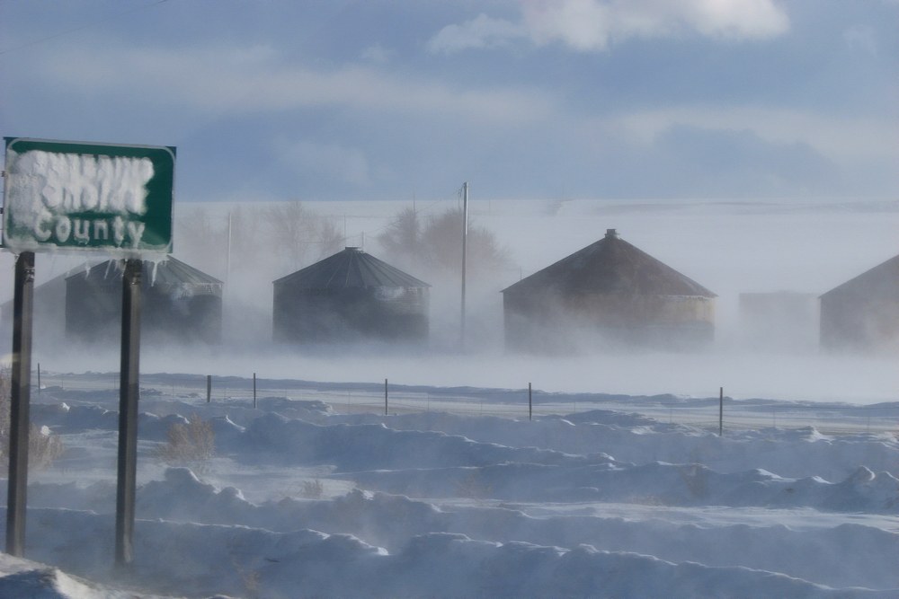 Snowdrift in Idaho