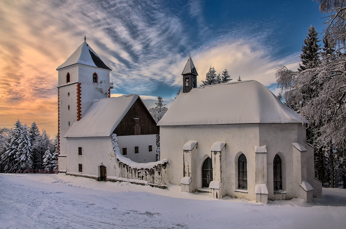 Snowed in church