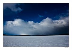 Snowflakes over Vesijärvi