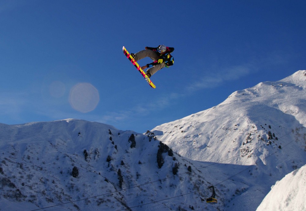 Snowjumper im Funpark