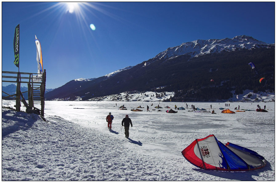 Snowkite-Testival Reschensee - KWC 307 - 02. - 04.02.07