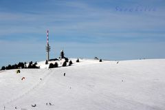 Snowkiten am Feldberg