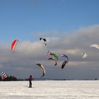 Snowkiten auf der Wasserkuppe 2