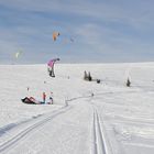 Snowkiting am Feldberg