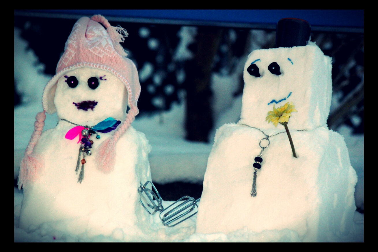 Snowman in love