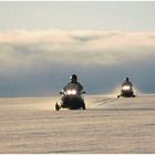 Snowscooter auf dem Vatnajökull