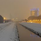 Snowy Gasometer