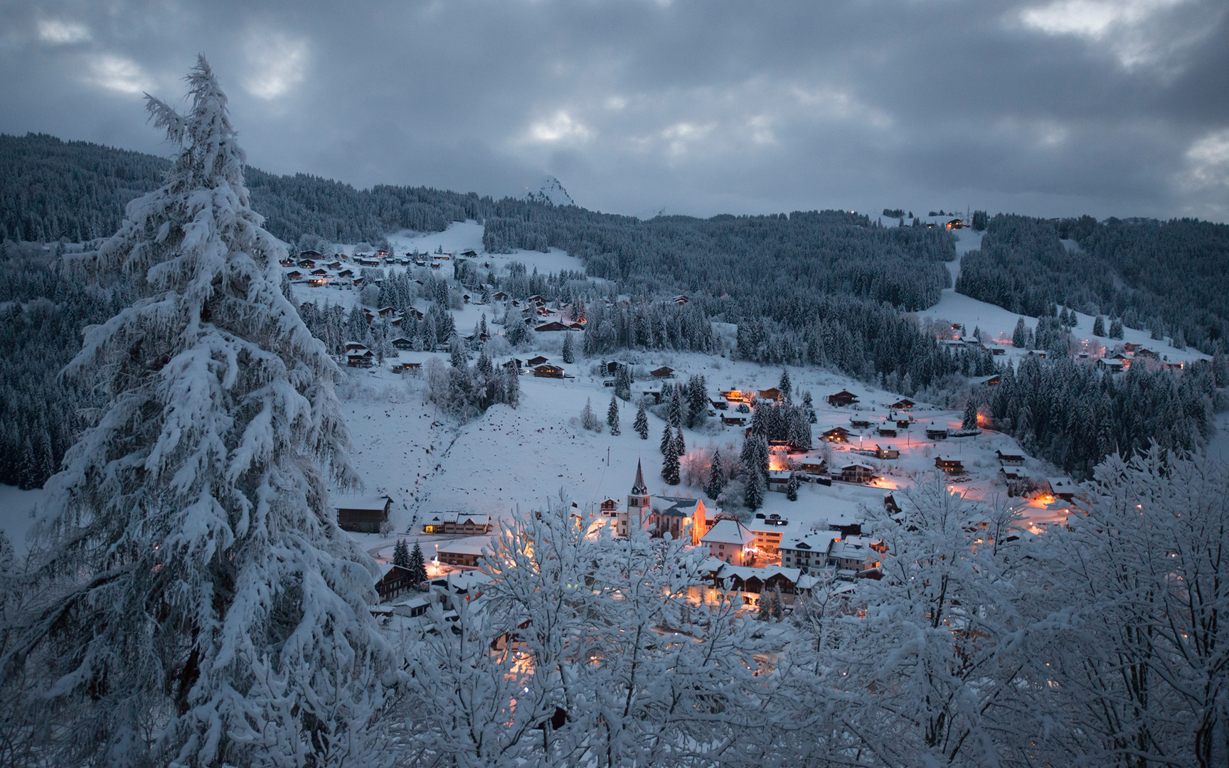 Snowy morning