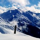 snowy mountains