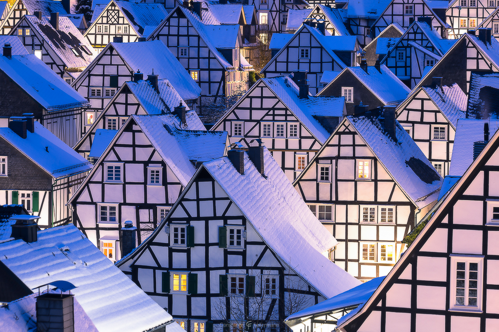 Snowy Roofs