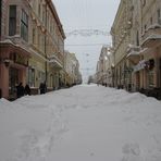 snowy street