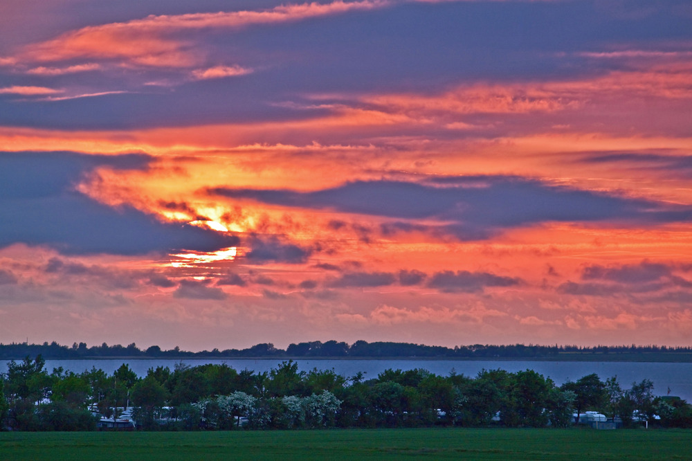 ....so ein roter Himmel....