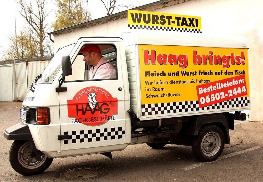 So ein Wurst-Taxi......