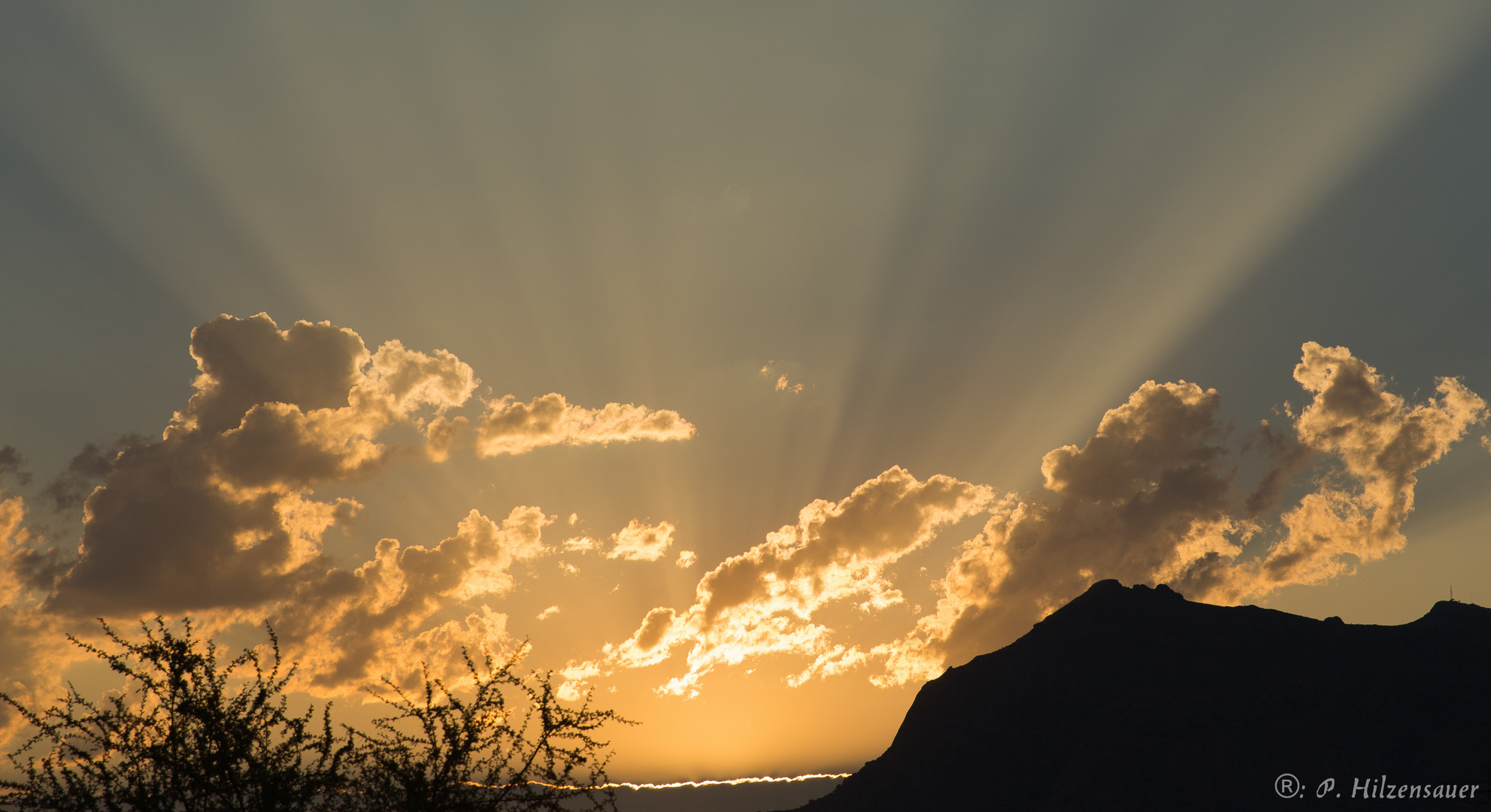 So geht die Sonne in Namibia unter