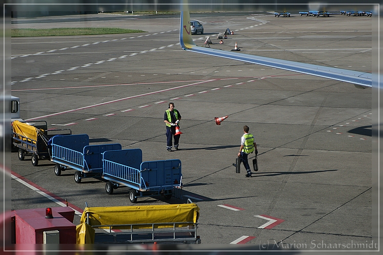 ... so gemütlich kann ein Streiktag am Berliner Flughafen sein ;-)