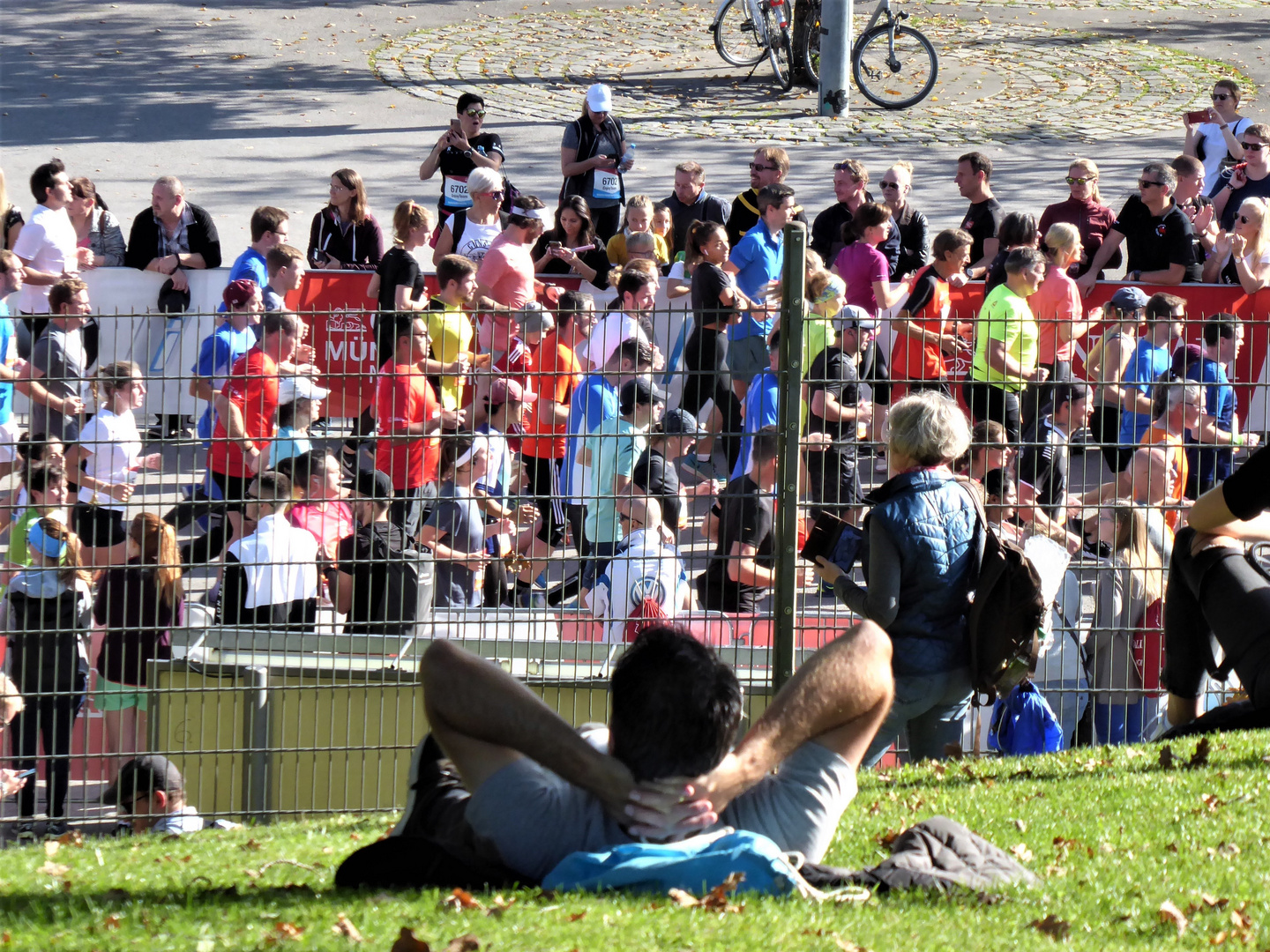 So gemütlich kann Marathon sein....