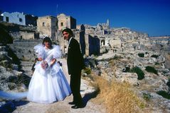 So heiratet man in Matera, Region Basilicata, Italien