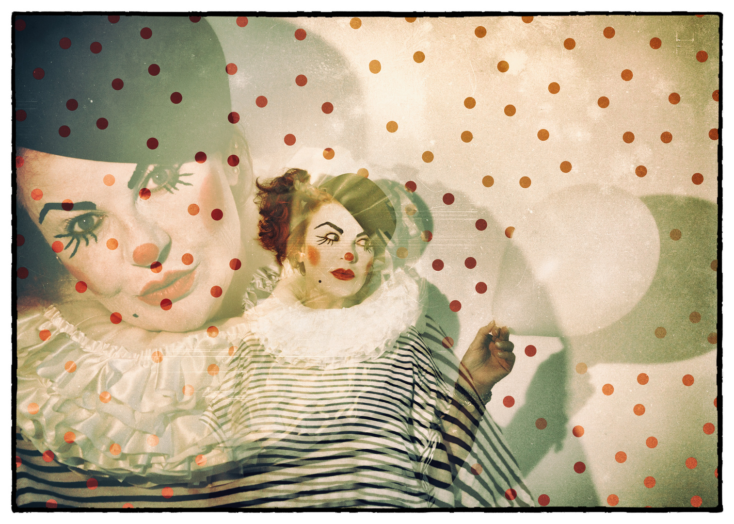 So ist das Leben,sagte der Clown mit Tränen in den Augen Foto & Bild