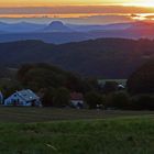 So ist die Sonne dann 7 Minuten später über der Sächsischen Schweiz aufgegangen...