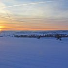 So ist die Sonne nach der "roten Blauen Stunde" aufgegangen...